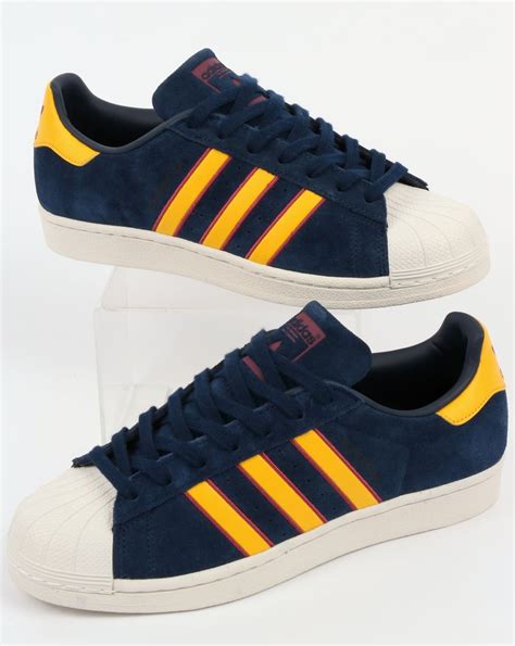 adidas superstar navy yellow größe 50|Adidas originals superstar.